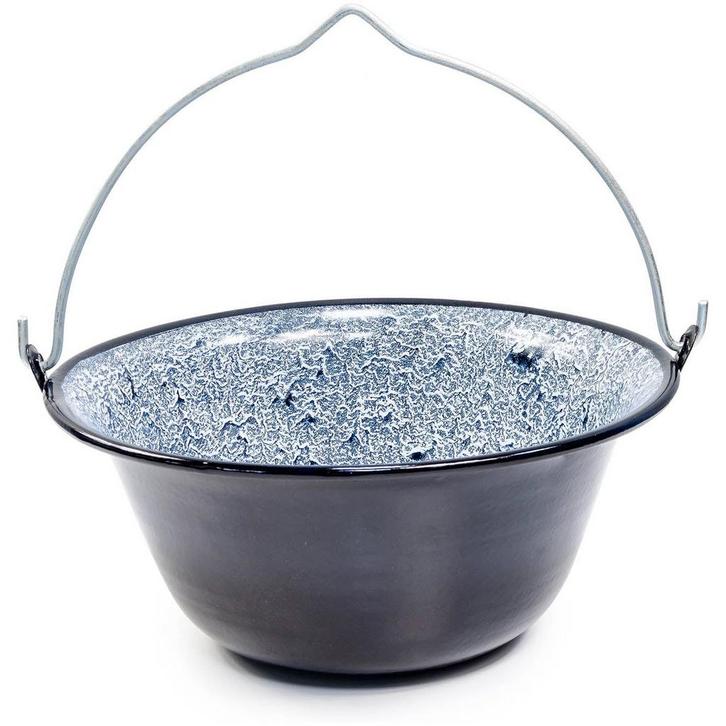 Tragar Hongaarse Emaille Ketel 13 Liter – Kampvuurketel van, Caravans en Kamperen, Kampeeraccessoires, Ophalen of Verzenden