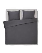 HEMA Dekbedovertrek 200x200/220cm percal donkergrijs, Verzenden, Nieuw