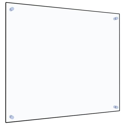 vidaXL Spatscherm keuken 70x60 cm gehard glas transparant, Huis en Inrichting, Keuken | Keukenbenodigdheden, Nieuw, Verzenden