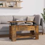 vidaXL Salontafel 101x49x52 cm bewerkt hout gerookt, Huis en Inrichting, Tafels | Salontafels, Minder dan 50 cm, 100 tot 150 cm
