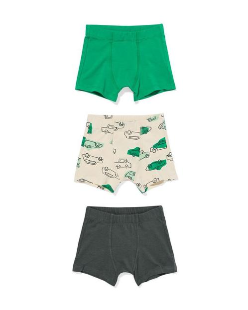 HEMA Kinderboxers auto - 3 stuks groen 4=35% / 3=25% / 2=15%, Kinderen en Baby's, Kinderkleding | Overige, Nieuw, Verzenden