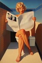 Le Yack - Marilyn Behind the Curtain - Hand signed