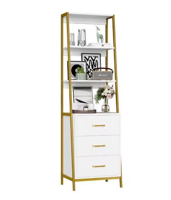 Industriële Boekenkast met 3 Lades en 3 Planken – 175 cm Hoo, Huis en Inrichting, Kasten | Boekenkasten, Nieuw, Verzenden