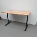 Klein bureau met massief houten blad 25 mm - 74x122x60 cm, Huis en Inrichting, Bureaus, Ophalen of Verzenden, Nieuw