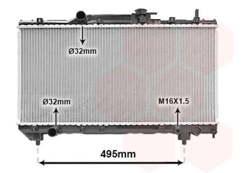 RADIATOR VOOR TOYOTA CARINA T190 1993-1997 1640002160, Auto-onderdelen, Airco en Verwarming, Nieuw, Ophalen of Verzenden
