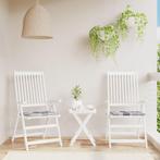 vidaXL Tuinstoelkussens 2 st 40x40x3 cm oxford stof, Verzenden, Nieuw