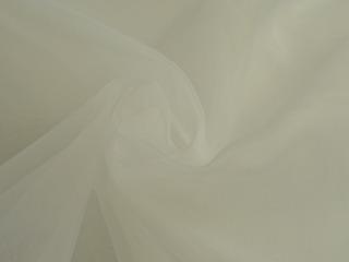 Organza stof – Gebroken wit – Polyester stoffen, Hobby en Vrije tijd, Stoffen en Lappen, 120 cm of meer, 200 cm of meer, Wit, Nieuw