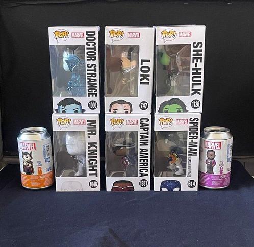 Funko - Funko Pop Funko + Soda Marvel Bundel mixed Char. 8, Antiek en Kunst, Antiek | Speelgoed