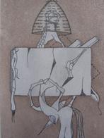 Signé ; Jean-Louis Bédouin / Jorge Camacho - Libre espace, Antiek en Kunst