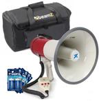 Vonyx megafoon MEG050 met sirene, batterijen, tas en losse m, Nieuw, Verzenden