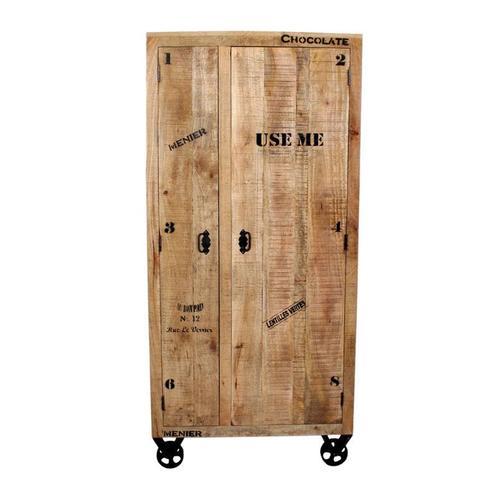 *WOONWINKEL* Robuuste Kast Mangohout, Huis en Inrichting, Kasten | Wandmeubels, Nieuw, Verzenden