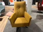 Relaxfauteuil Dizzy geel leder - 30% Extra korting, Huis en Inrichting, Fauteuils, Ophalen, Dizzy yellow leather, Nieuw, 75 tot 100 cm