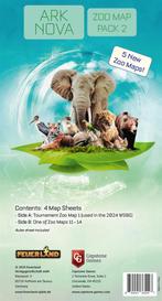 Ark Nova - Map Pack 2 | Feuerland - Gezelschapsspellen, Hobby en Vrije tijd, Gezelschapsspellen | Bordspellen, Verzenden, Nieuw