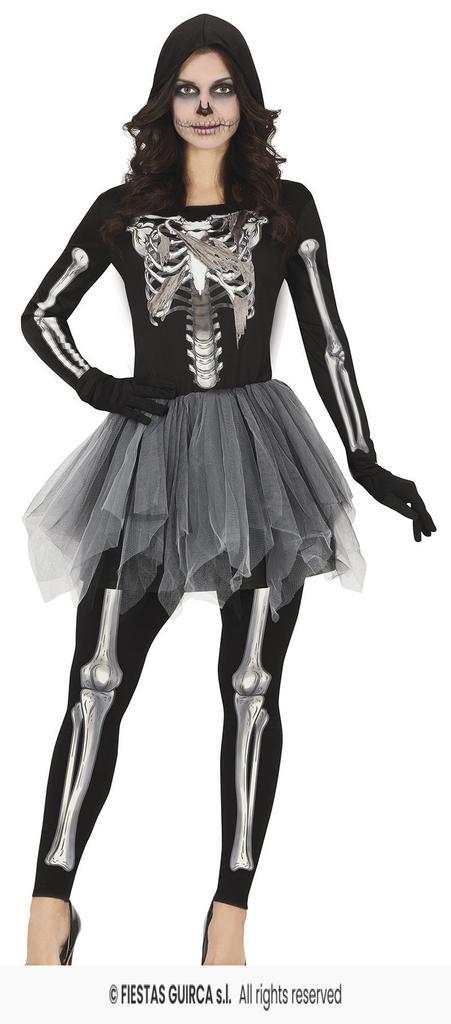 Ballerina Skelet Met Tutu Zwart Vrouw, Kleding | Dames, Carnavalskleding en Feestkleding, Nieuw, Ophalen of Verzenden