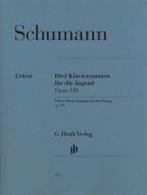 Drei Klaviersonaten für die Jugend op. 118 9790201801551, Gelezen, Robert Schumann, Verzenden