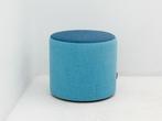 Poef Conceptuals Cilinder  - lichtblauw en donker blauw, Werkplek, Ophalen of Verzenden, Gebruikt, Overige typen