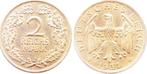 1931 Duitsland 2 Reichsmark 1930 J J 320 vz/st zilver, Verzenden