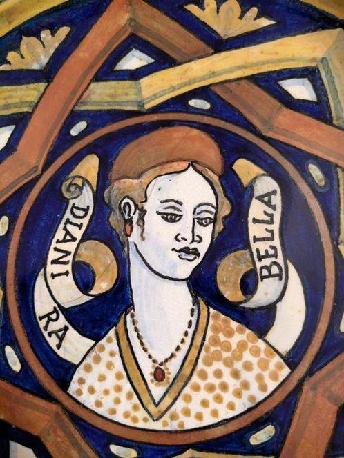 G. Casagrande Gubbio - Wandbord - Keramiek, Antiek en Kunst, Antiek | Glas en Kristal