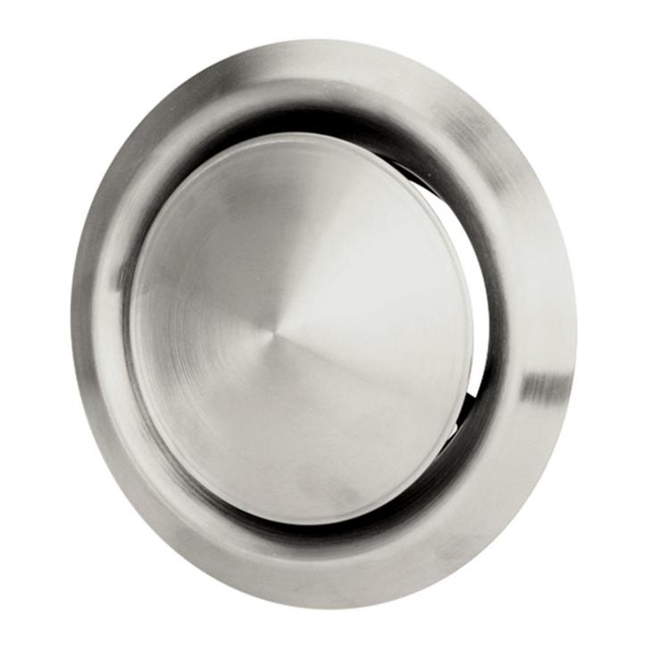 DEC RVS toevoer/afvoer ventilatie ventiel met klemveren Ø, Doe-het-zelf en Verbouw, Ventilatie en Afzuiging, Nieuw, Ophalen of Verzenden