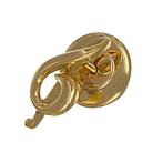 Broche - 18 karaat Geel goud, Sieraden, Tassen en Uiterlijk, Antieke sieraden