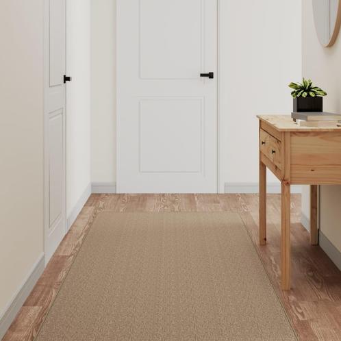 vidaXL Tapijtloper 80x300 cm sisal-look zandkleurig, Huis en Inrichting, Stoffering | Tapijten en Kleden, Bruin, Nieuw, Verzenden