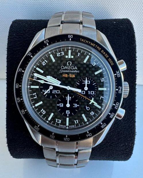 Omega - Speedmaster Hb-Sia Gmt Titanyum - 32190445201001/No., Sieraden, Tassen en Uiterlijk, Horloges | Heren
