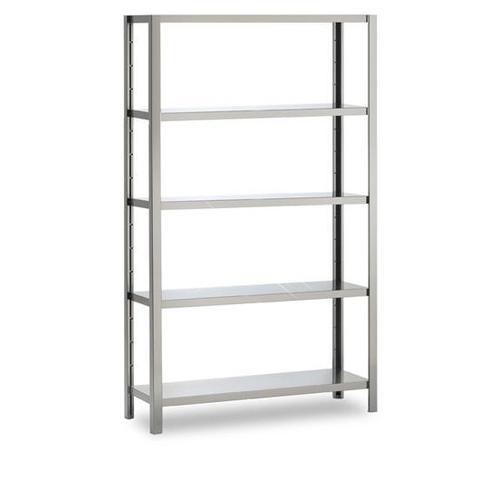Rvs stelling 5 hoog 1300x500x2000 mm, Zakelijke goederen, Horeca | Meubilair en Inrichting, Nieuw in verpakking, Verzenden