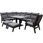 Pacific hoek dining loungeset 8 delig aluminium verstelbaar, Tuin en Terras, Tuinsets en Loungesets, Ophalen of Verzenden, Nieuw