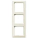 Jung Afdekraam 3 voudig wit (creme) AS583, Nieuw, Stopcontact