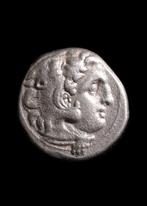Oud-Grieks Zilver Alexander de Grote Drachme - Postuum, Antiek en Kunst