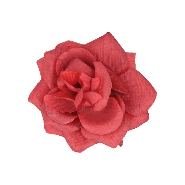 Haarspeld Duckklem 5cm – Haarbloem Roos – Rood, Sieraden, Tassen en Uiterlijk, Uiterlijk | Haarverzorging