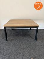 Ahrend Bijzettafel - Zwart onderstel - 80x80cm - Blad in kle, Werkplek, Ophalen of Verzenden, Gebruikt, Bureau