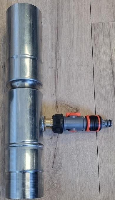 RHEINZINK hemelwateropvang / regentonvuller Ø100 mm, Doe-het-zelf en Verbouw, Buizen en Afvoer, Ophalen of Verzenden