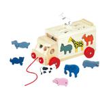 Dieren vrachtauto vormen puzzel Bino 84068, Kinderen en Baby's, Speelgoed | Bouwstenen, Nieuw, Verzenden