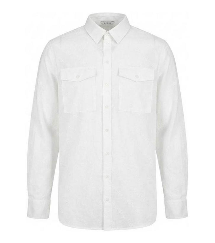 Guess blouse in maat S Wit | 10% korting, Kleding | Dames, Truien en Vesten, Wit, Zo goed als nieuw, Verzenden