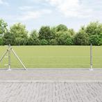 vidaXL Hexagon Hek 0.6x10 m Verzinkt Staal, Verzenden, Nieuw, IJzer