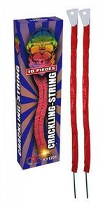 Mini Ratelband Vuurwerk 10 Stuks, Verzenden, Nieuw, Feestartikel