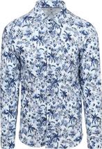 Desoto Overhemd Print Bloem Blauw maat XL Heren, Verzenden, Nieuw, Blauw, Desoto