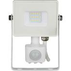 LED Bouwlamp 10 Watt met Sensor - LED Schijnwerper - Viron, Nieuw, Ophalen of Verzenden, Lamp met armatuur