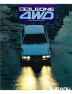 1981 SUBARU LEONE 4WD BROCHURE JAPANS, Boeken, Auto's | Folders en Tijdschriften, Nieuw, Author