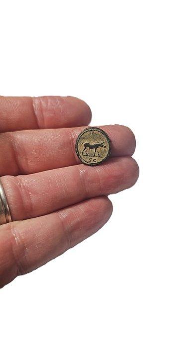 Romeinse Rijk. Trajan (98-117 n.Chr.). Quadrans Rome, ca., Postzegels en Munten, Munten | Europa | Niet-Euromunten