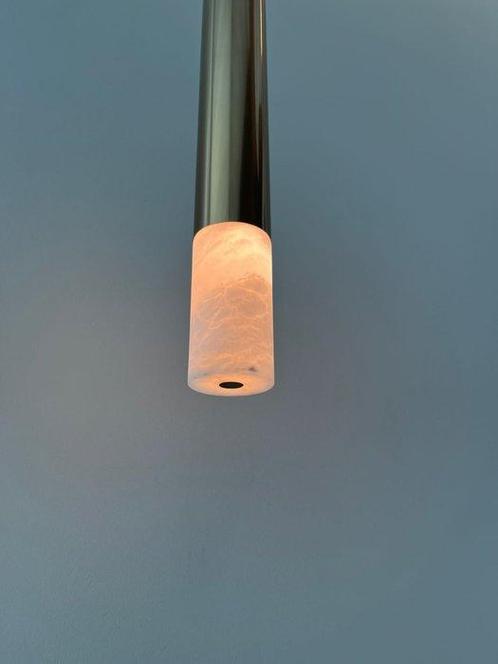 ONE A - Plafondlamp - ALU-Bast - Albast, Aluminium, Antiek en Kunst, Antiek | Lampen