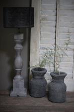 Baluster lampvoet light grey wash 52 cm, Huis en Inrichting, Nieuw, Ophalen of Verzenden
