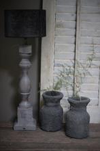 Baluster lampvoet light grey wash 52 cm, Huis en Inrichting, Ophalen of Verzenden, Nieuw