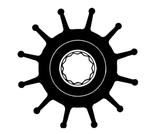 Impeller Neoprene, Watersport en Boten, Bootonderdelen, Ophalen of Verzenden, Nieuw, Motor en Techniek, Zeilboot of Motorboot