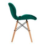 4Rico stoel QS-186 groen fluweel (Diverse stoelen), Verzenden, Nieuw