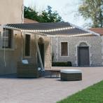 vidaXL Luifel automatisch met LED en windsensor 500x300 cm, Tuin en Terras, Zonneschermen, Verzenden, Nieuw