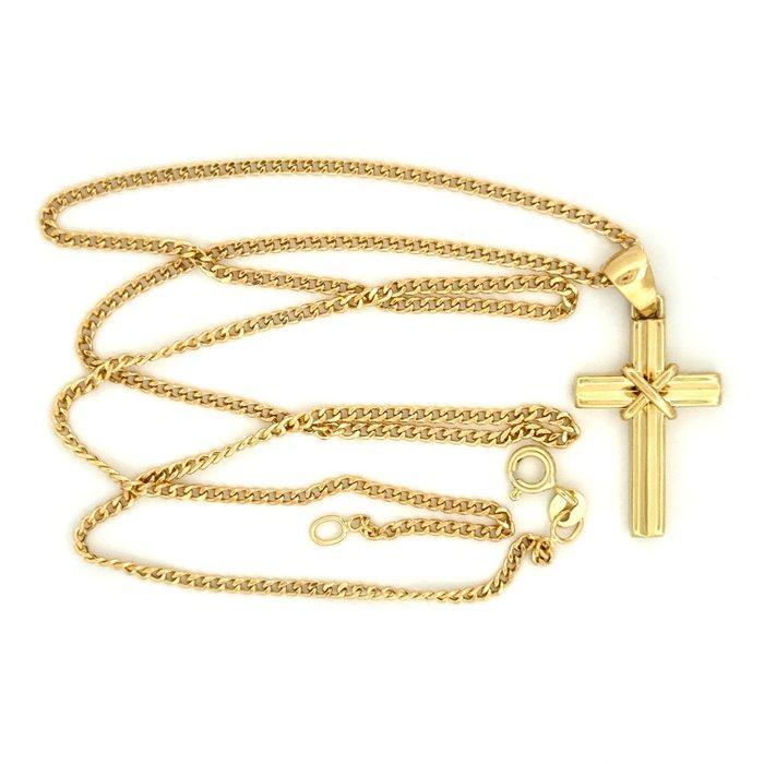 Zonder Minimumprijs - Handmade - Halsketting - 4.3 g - 18, Sieraden, Tassen en Uiterlijk, Kettingen