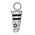 Metalen sleutelhanger vliegtuigvleugel Mustang Wing - 8cm NI, Ophalen of Verzenden, Nieuw