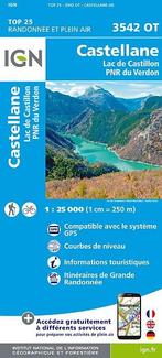 Topografische Wandelkaart van Frankrijk 3542OT - Castellane, Nieuw, Verzenden